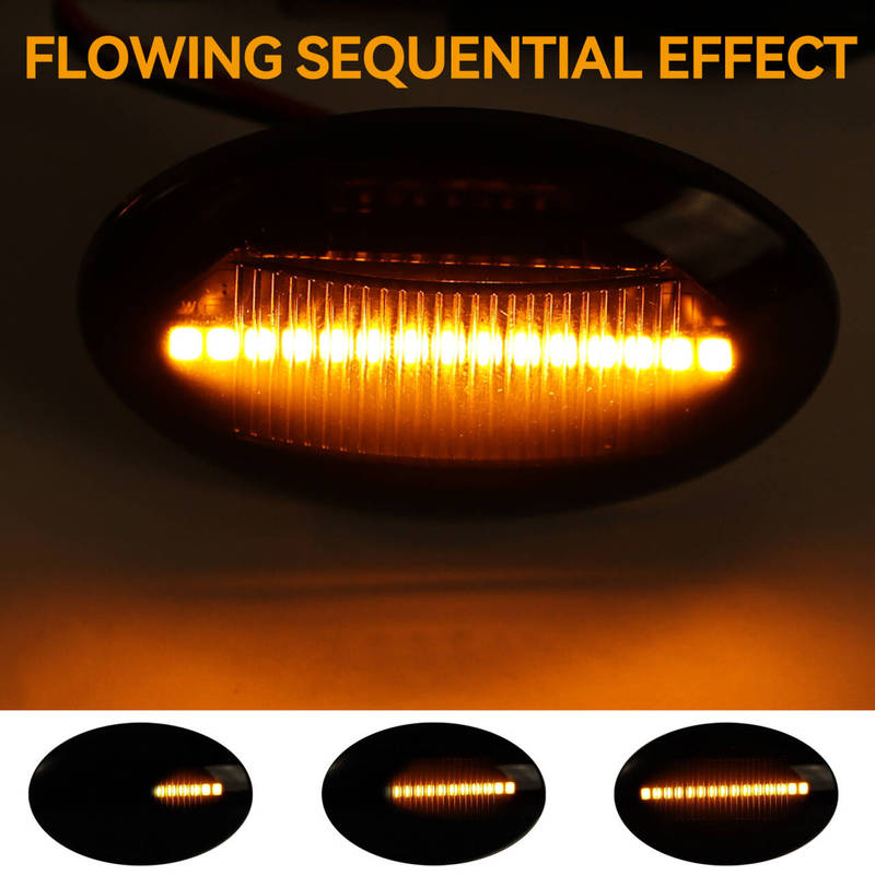 2 шт. Для Ford Tourneo Transit MK6 MK7 2000-2014 Для Ford KA 2003-2005 Динамический светодиодный повторитель поворота боковой указатель лампа Водонепроницаемый