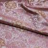 75x100cm Jacquard Floral Style Damask Silk Satin Brocade Fabric Costume Upholstery Furniture Curtain Clothing Material