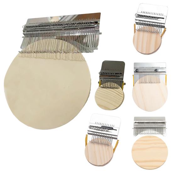 Мини-ткацкий станок с 10/12/14/21/28/42 иглами, портативный небольшой ручной ткацкий станок для штопки, деревянный игрушечный ткацкий станок для починки джинсов, носков и одежды