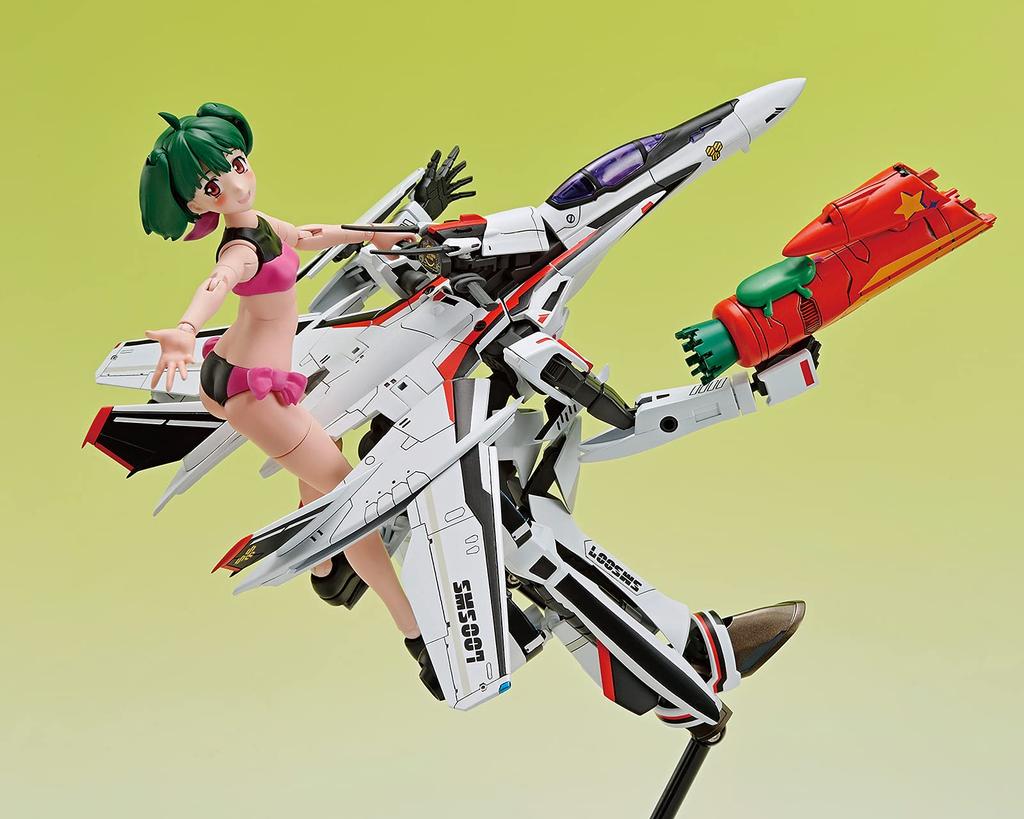 Aoshima Bunka Kyozaisha VFG Macross Frontier Messiah Ranka Lee Высота 150 мм пластиковая модель VF-25F приблизительно. Цветовая кодировка MC-09