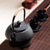 With Stainless Steel Infuser Cast Iron Pot Teapot Boiling Water Kettle  Oolong Tea
