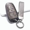 Чехол-брелок из цинкового сплава и кожи для автомобильного ключа Peugeot 208 2008 308 3008 508 408 307 4008 Citroen C3 C4 C5 C6 C8 Аксессуары