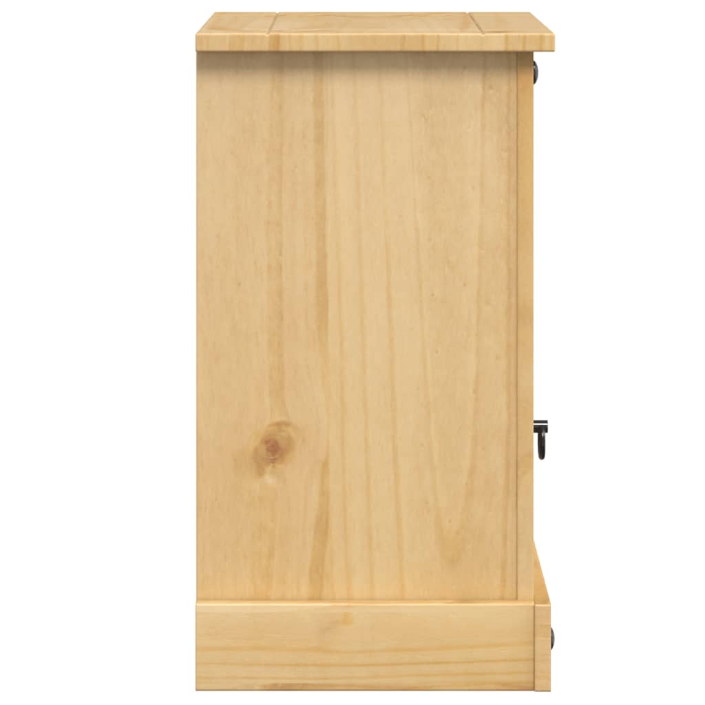 Nightstand Corona 45x35x64 cm Solid Pine Wood