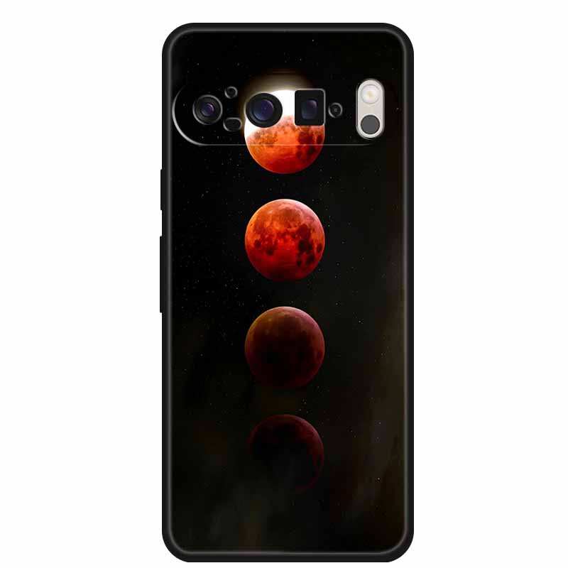 Чехол для Google Pixel 10 Pro XL 5G Милый Кот ТПУ Черный Мягкий Силикон Задняя Крышка Цветы Ударопрочный Бампер Чехол 6.8" Чехол для Телефона