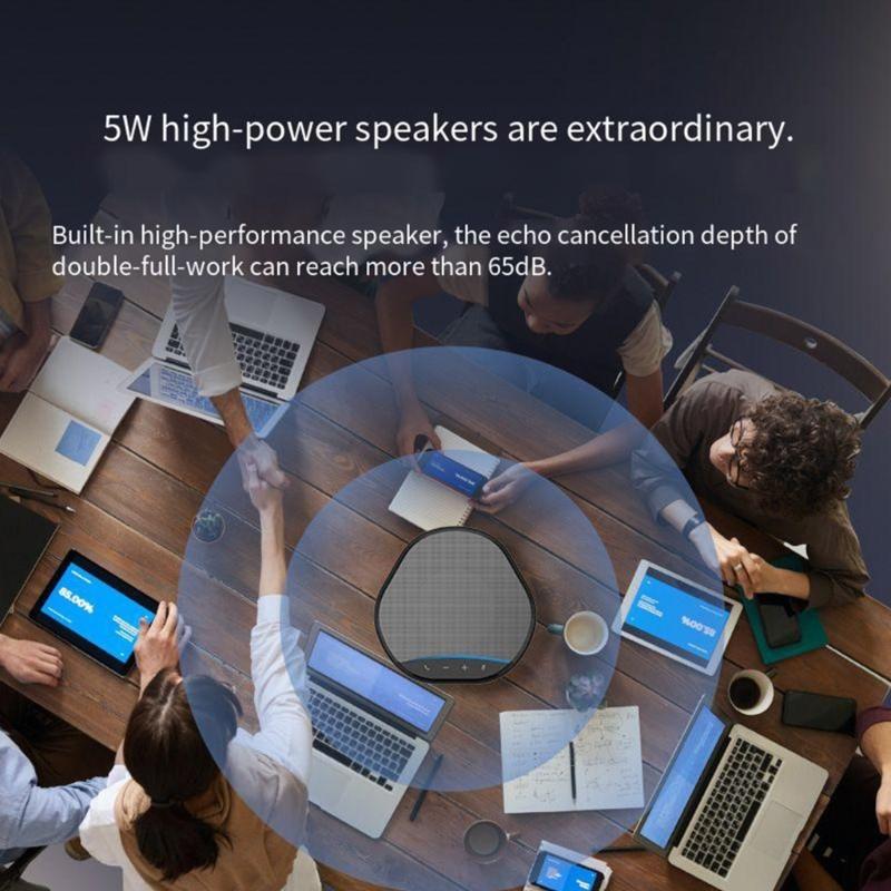 M6 Professional Conference Speakerphone с функцией шумоподавления, всенаправленным микрофоном и динамиком