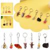 Banana Cat Keychain for Students Funny Pendant Lanyard Decorations Cat Charm Phone Chain Anti-lost Strap Decors