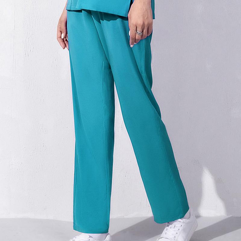 Униформа врача и медсестры, брюки, рабочие брюки, спандекс, однотонный стрейч, стоматологический спа-уход