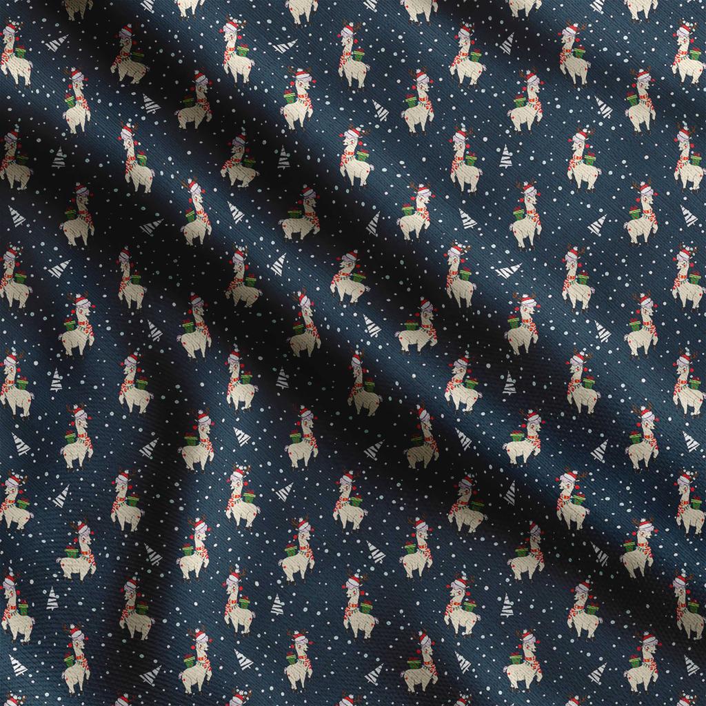 Soimoi Llama Alpaca Print,  Cotton Cambric, Quilting Fabric Sold by The Yard 42 Inch Wide, Medium Weight Cotton Fabric,