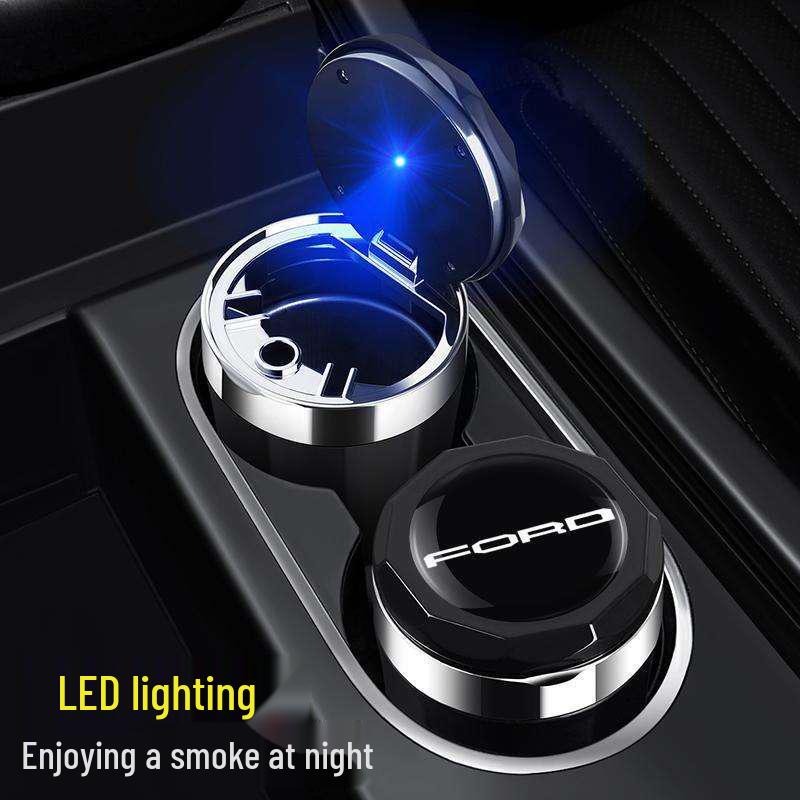 Ford Raptor Bronco Высокоогнестойкая Светящаяся Крышка Пепельницы для Салона Автомобиля