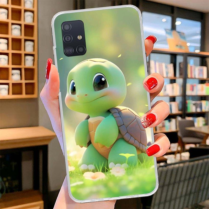 Мультяшная Морская Черепаха Чехол для Телефона Samsung Galaxy A12 A22 A32 A52 A72 A02S Чехол для Телефона Note 20 Ultra 10 S10 Plus A5