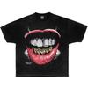 Neniom Grillz Винтажная Широкая Рубашка Уличная Одежда Графичная Футболка Y2K Унисекс Футболка