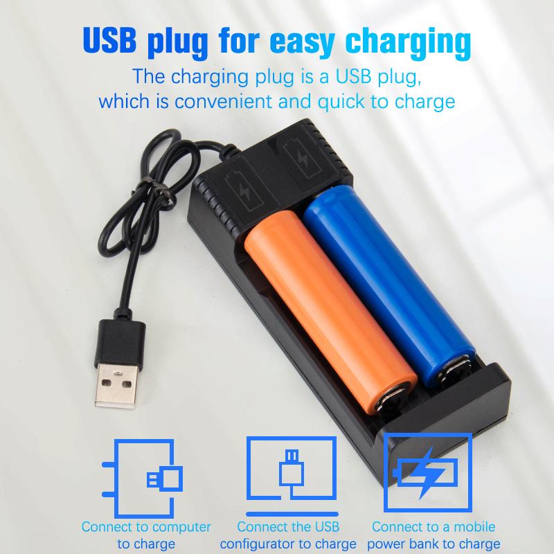 1/2 слота Smart 18650 зарядное устройство литиевых аккумуляторов зарядное устройство универсальное зарядное устройство USB для аккумуляторов интеллектуальная зарядка для перезаряжаемых аккумуляторов зарядное устройство для литий-ионных аккумуляторов