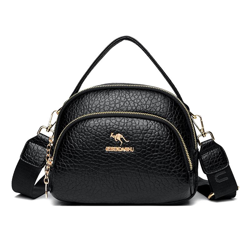 Сумка из натуральной кожи для женщин, круглая сумка-мессенджер, мягкая кожаная сумка через плечо, роскошная женская сумка, модная