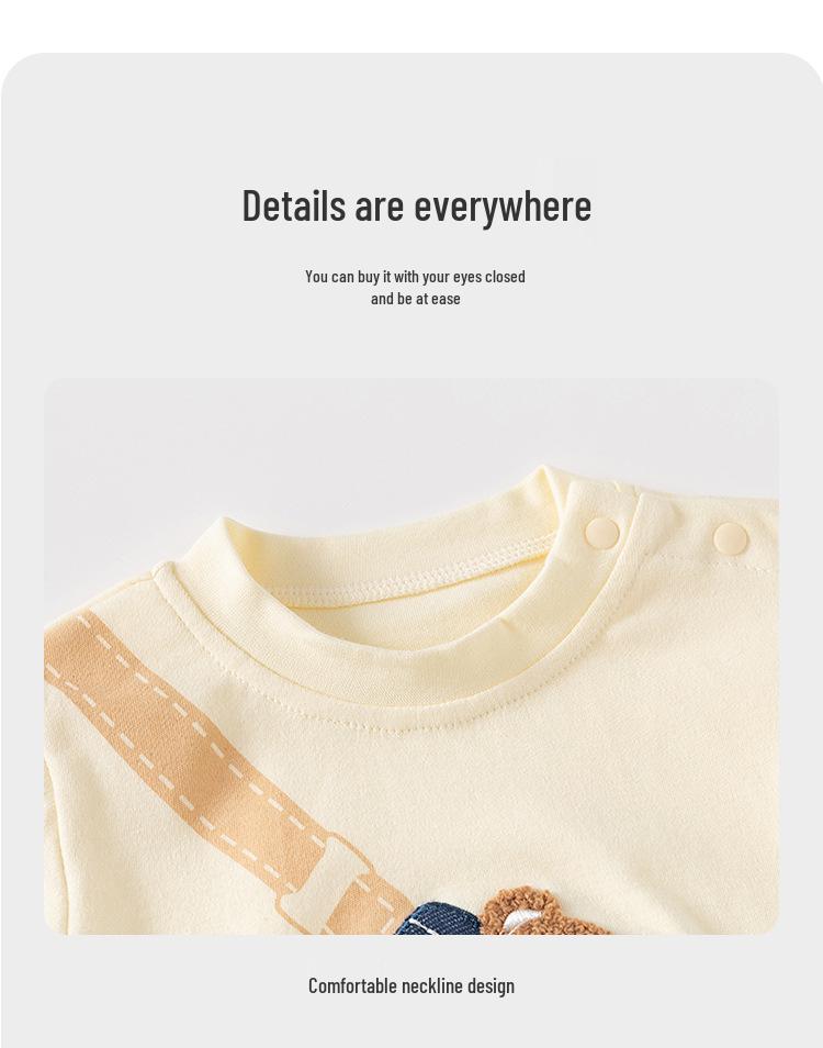 Хлопковый свитшот и длинные брюки для мальчиков - Комплект из 2 предметов на весну/осень