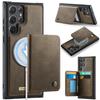 For Samsung Galaxy S22 Ultra 5G Magnetic Case CASEME ME80 Series Leather PC TPU Phone Cover with Detachable Wallet