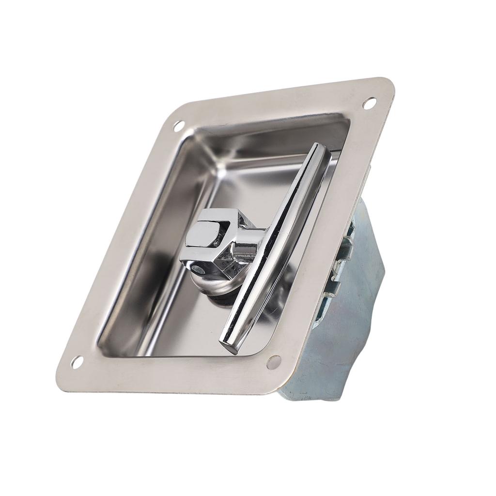 Защелка с Т-образной ручкой из нержавеющей стали высокой прочности для двери грузовика, прицепа, автофургона, ящика для инструментов