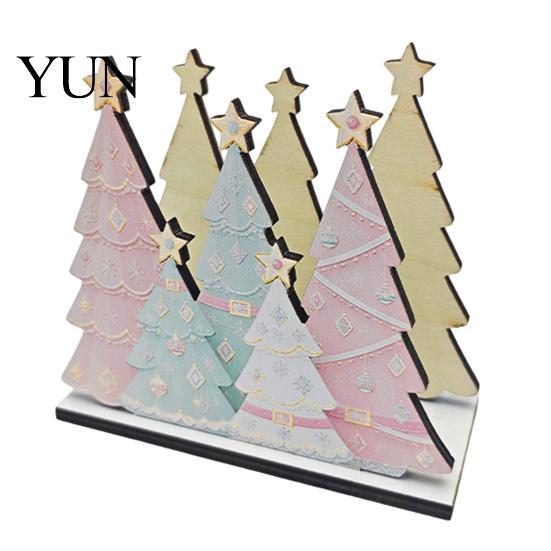 Rustic Farmhouse Countertop Organizer Christmas Theme Wooden Napkin Holder, Decorative Holiday Paper Towel Stand, Angel Shape Storage HD UV