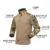 Men Long Sleeve Camouflage Cycling Jersey Outdoor Training Tactical Suit