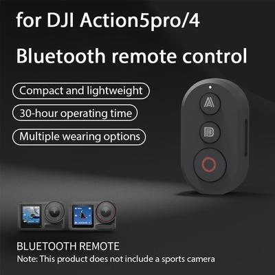 Пульт дистанционного управления Bluetooth для DJI Osmo Action 5 Pro Action 4 Кнопка спуска затвора для фотосъемки Контроллер Аксессуары для камеры