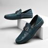 Fashion Genuine Leather Loafers Adult Male Footwear Hot Sale Boat Shoes Men Design Moccasin Outdoor Slip On Soft Flat Casual Men Shoes