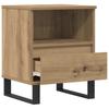 vidaXL Nachttisch Artisan-Eiche 40x35x50 cm Holzwerkstoff