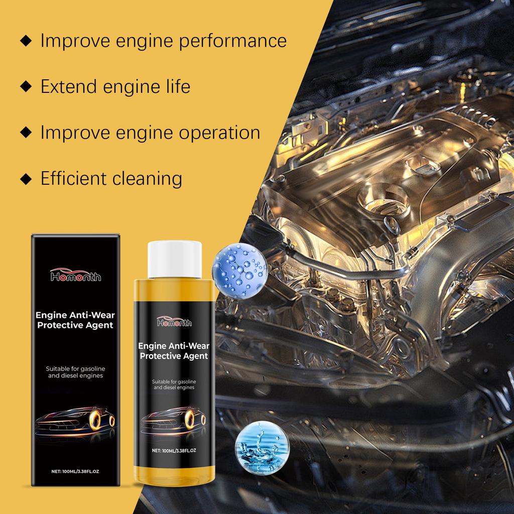 Engine Repair Additive Anti‑Wear Reduce Oil Consumption Carbon Deposit Remove Noise Extend Motor Life Performance Booster Agent