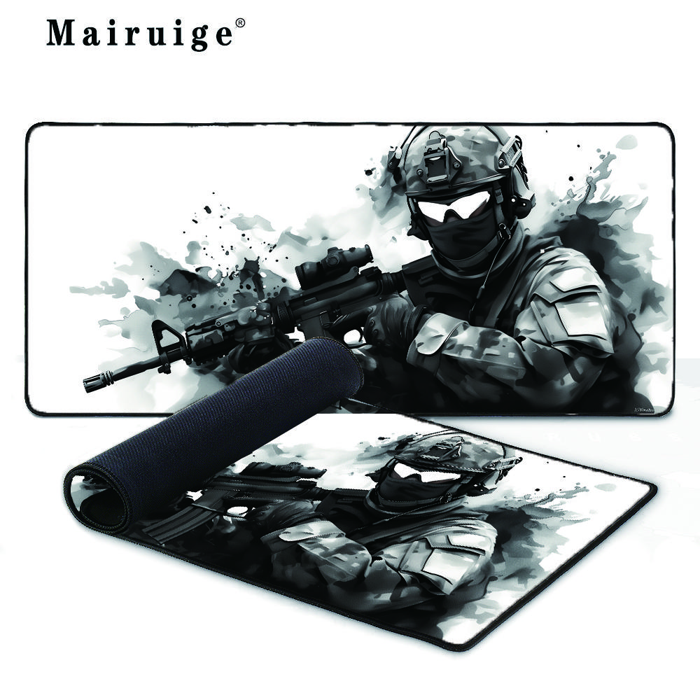 Waterproof Pad 900x400 Soldiers' Assault Gamer Stuff Office Desk Accessories Mousepad 900x400x3mm Xxl Desk Pad Mouse Carpet