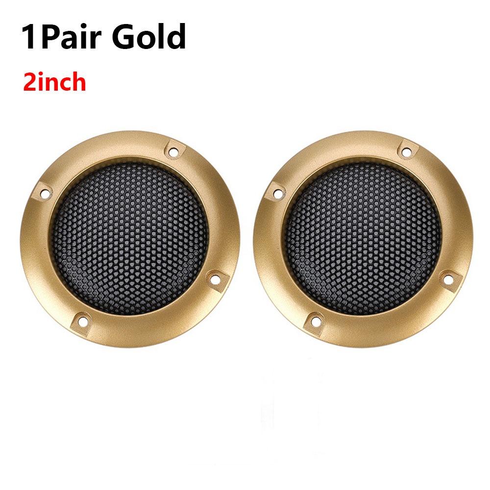 2Pcs Plastic Speaker Protective Grill Decorative Speaker Mesh Circle Speaker Protective Accessory