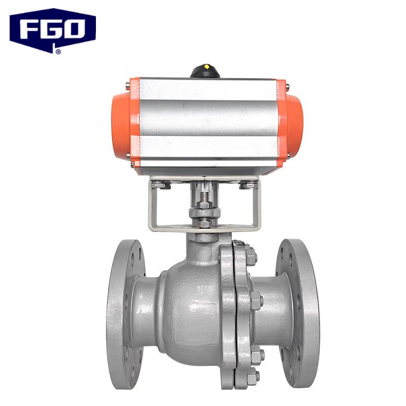 FGO Pneumatic Flange Hard Seal Ball Valve