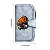 Halloween Pumpkin Pattern Long Wallet Fashion Casual Portable Multi Card Slot Purse for Daily Use