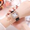 Rome Small Fresh Literary Women Rhinestone Watch Fashion Trend Belt Watch Quartz Watch