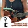 Magnetic Guitar Phone Holder Adjustable Clip Guitar Smartphone Mount for 6-8.8cm Thick Guitar