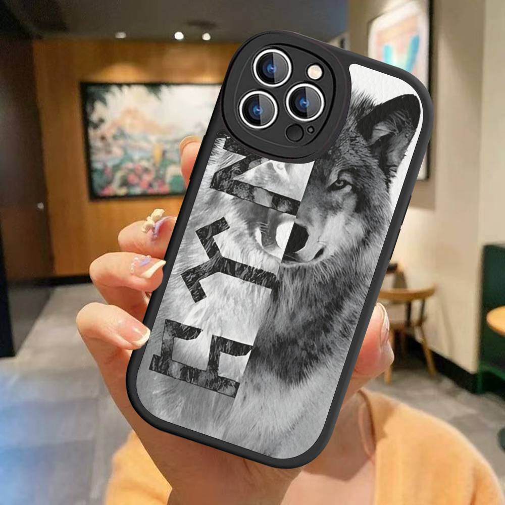 Чехол из кожи для телефона Turk Wolf Turkey Flag для iPhone 16 15 14 13 12 11 Pro Max Plus Ударопрочный чехол