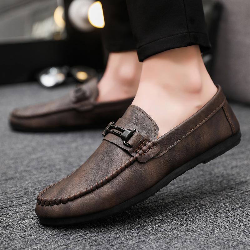 Мужская обувь Эспадрильи Кроссовки Мужская повседневная обувь Роскошные кожаные туфли для вождения Модные лоферы Мокасины на плоской подошве Обувь для мужчин Мужская обувь