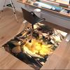 1pc Genshin Impact characters3 Print Area Rug - Soft, Washable Non-Slip Indoor Mat for Office Chairs, Living Room, Home Office Decorative Rug