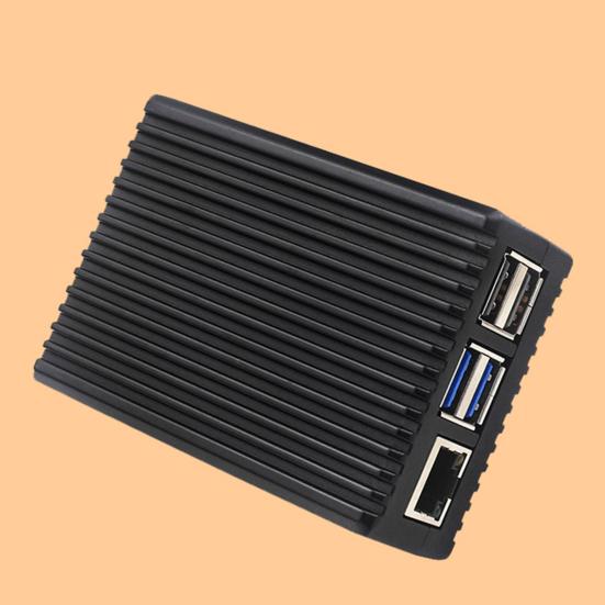 Алюминиевый корпус с радиатором материнской платы для Raspberry Pi 5, сверхмощный антикоррозийный металлический корпус для материнской платы с пассивным охлаждением, корпус