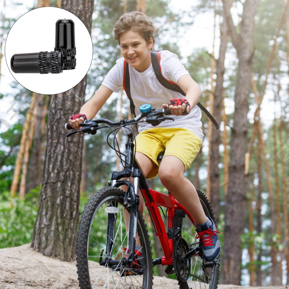 Колпачок вентиля велосипеда из алюминиевого сплава, 10 шт., колпачок для воздушного сопла Presta, пылезащитный чехол, колпачок вентиля шины, алюминиевый колпачок вентиля, французский клапан, черный для велосипеда (красный)