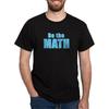 CafePress Делай Математику Черная Футболка Мужская 100% Хлопок, Классическая Графическая Темная Футболка
