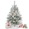 Sapin de Noël artificiel - Épicéa du Caucase enneigé 150 cm