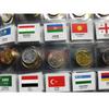 Монеты из 120 стран мира, каталоги монет из 120 стран и регионов, иностранные монеты, иностранная валюта с национальными флагами