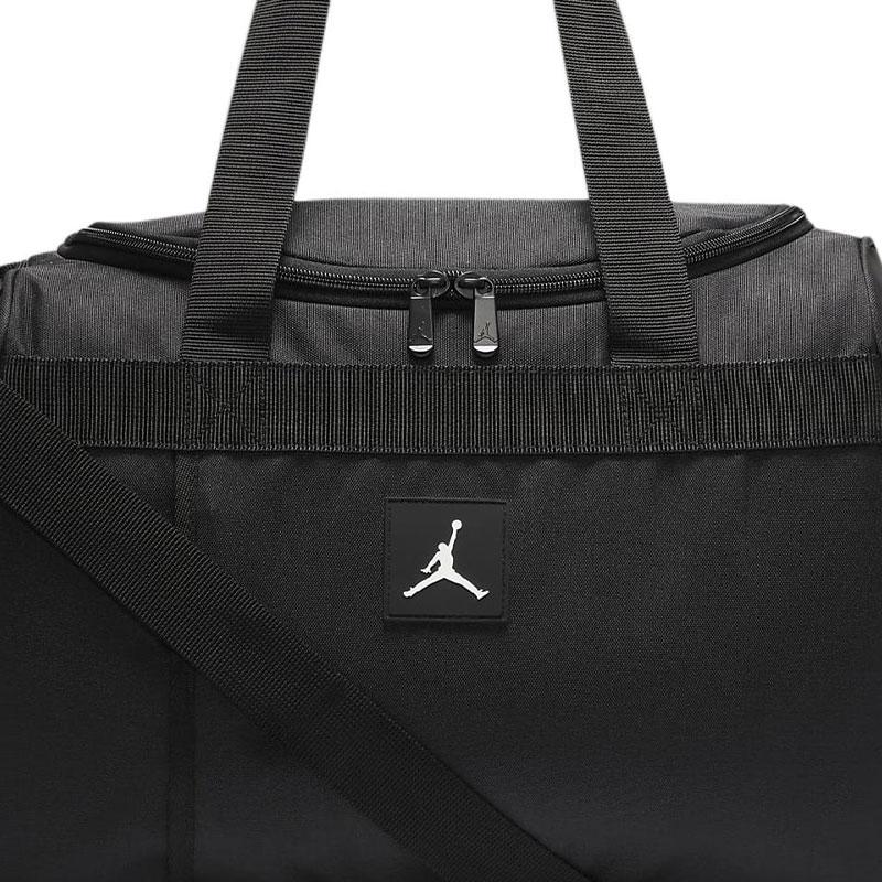 Jordan Сумка через плечо Essentials из полиэстера, сумка-кроссбоди, сумочка, дорожная сумка, обычная, унисекс, черная, Jordan HF1866-010