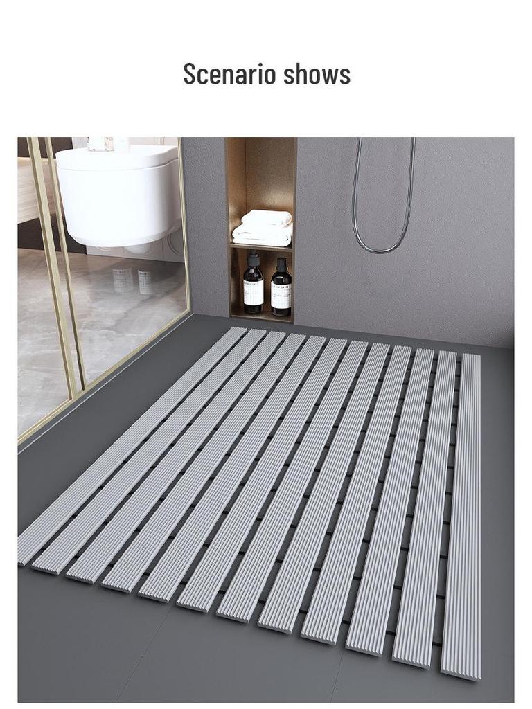 Водонепроницаемый нескользящий коврик для пола в ванной из ТПЭ