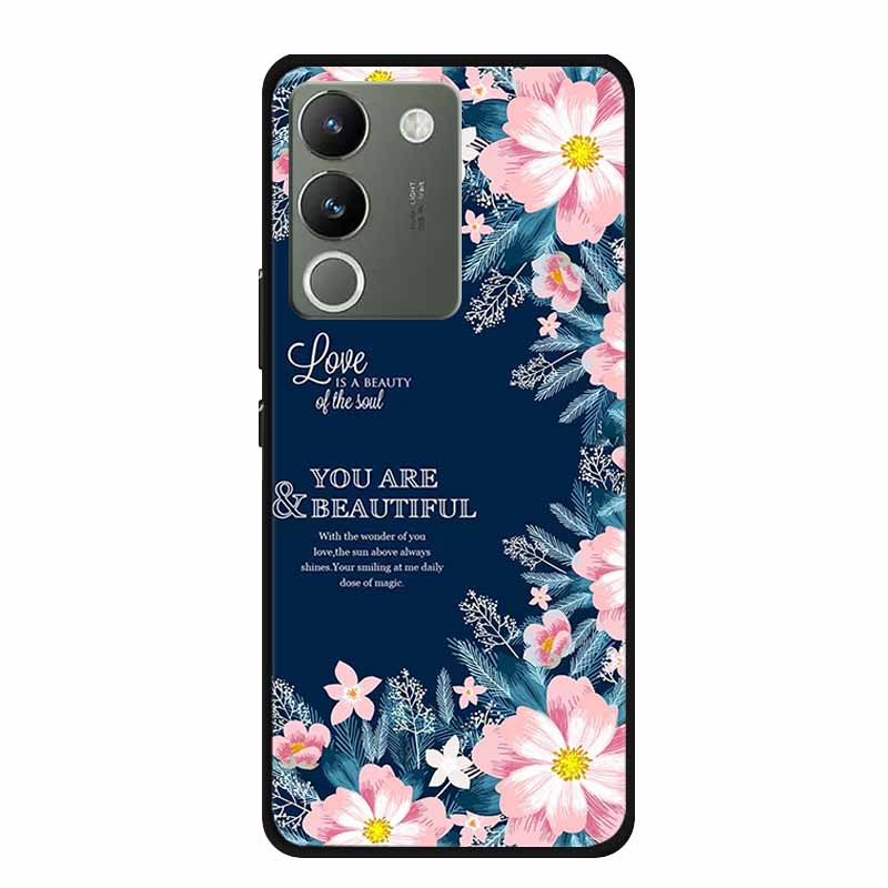 Чехол для Vivo V30 Lite Роскошный Мягкий Силиконовый TPU Чехол для Телефона Для Vivo V30Lite 6.67" Ударопрочный vivo V29e Защитный Fundas
