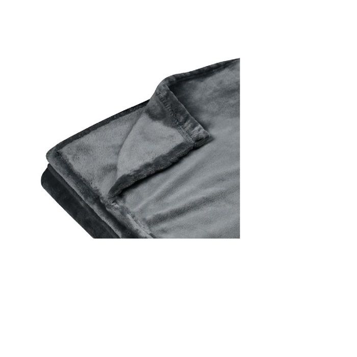 Plaid 220 x 240 cm Doudou Anthracite
