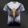 Men's Graphic Animal Eagle T Shirt Tee Top Short Sleeve 3D Print Designer Casual Street Style Sports Outdoor Holiday Going Out Summer Clothing