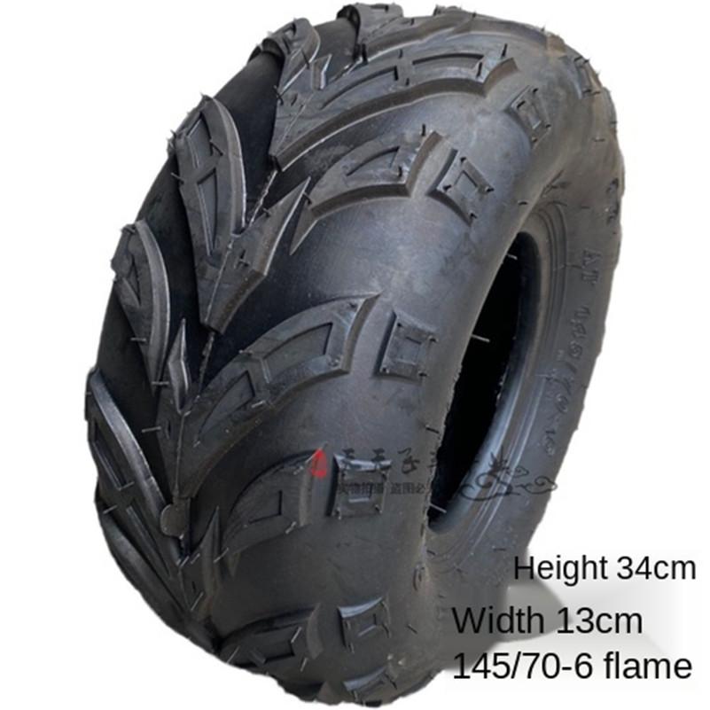 Шина для квадроцикла 6 дюймов 145/70-6 14X5.00-6 13X5.00-6 четырехколесное транспортное средство Подходит для маленьких квадроциклов 50cc 70cc 110cc Передние или задние колеса