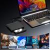 Yaeonku Внешний CD DVD привод DVD плеер Высокоскоростной USB двойной кабель Чтение Запись Внешний оптический привод Тихий Легкий Совместим с Windows Mac OS
