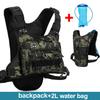 15 л Тактический рюкзак Molle Рюкзаки для велосипеда Спорт на открытом воздухе Велоспорт Гидратация Альпинизм Пеший туризм Кемпинг Пеший туризм Рыбалка Велосипедная сумка