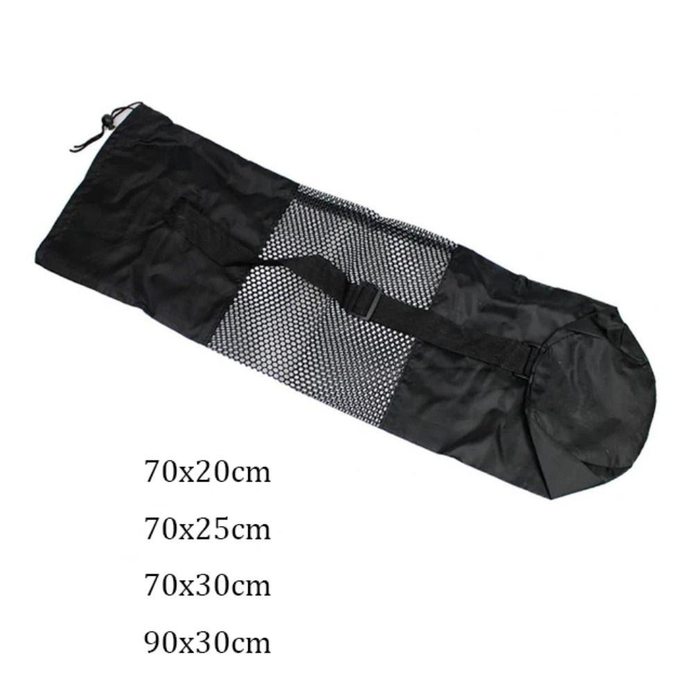 Stretching Abdominal Muscles Yoga Mat Bag Mesh Yoga Sports Bag for Pilates Exercise Yoga Mat