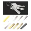 Blank Plate Keychain Pendant Anti-Loss Keyring Key Organizers Creative Car Keychain for Bag Backpacks Decorations